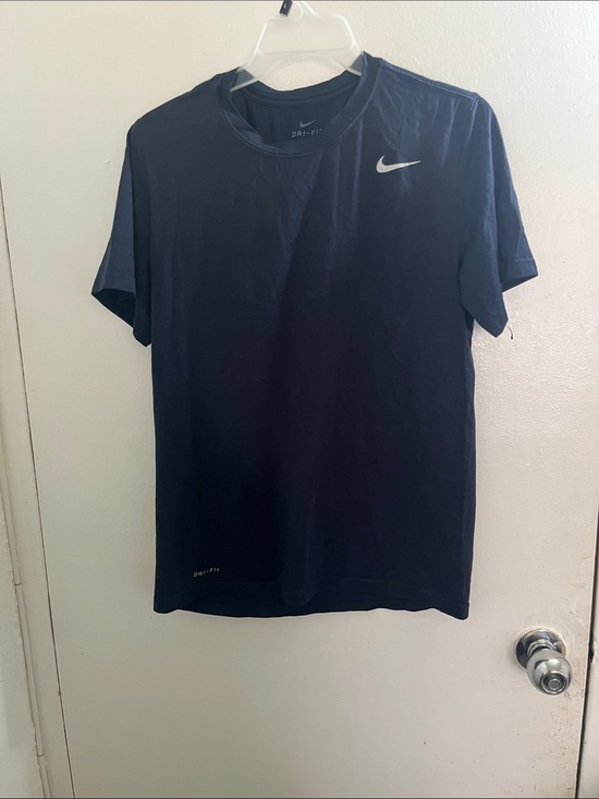 Nike Other - Nike Men’s Dri-FIT Short Sleeve Tee — Dark Navy with White Swoosh